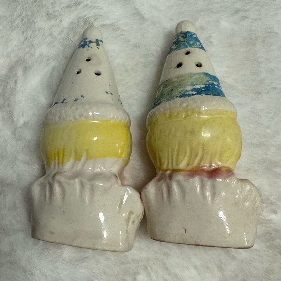 Japan Vintage Clown Circus Salt & Pepper Shakers Creepy Clowns MCM Collectible - Picture 4 of 11